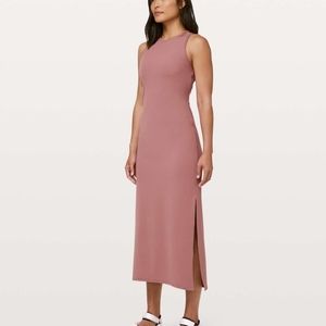NWT Lululemon Get Going Maxi Dress Mauve SZ 10